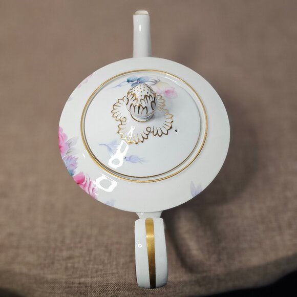 Rare Noritake Japan Circa 1908 Maruki Symbol Large Pink Cabbage Rose Pattern - Picture 2 of 12